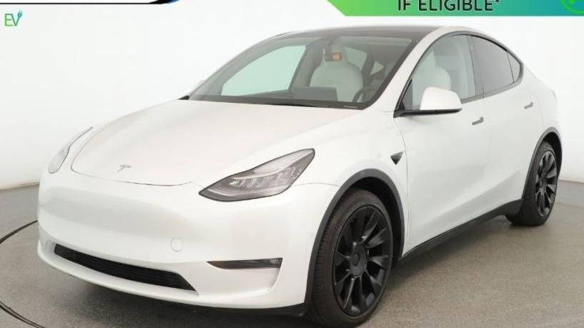 TESLA MODEL Y 2021 5YJYGDEE7MF246349 image